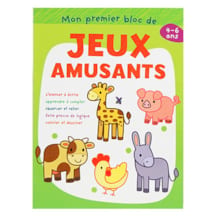 Bloc de jeux amusants 4/6 ans