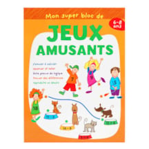 Bloc de jeux amusants 6/8 ans