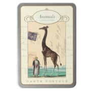 Boîte à cartes postales animalières