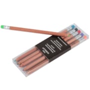 Lot de 6 porte-mines bois