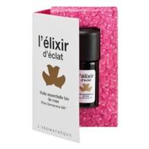 Élixir d'éclat bio* à la rose damascena
