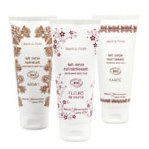 Coffret 3 laits corporels bio*