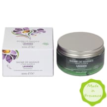 Baume de massage lavande bio*