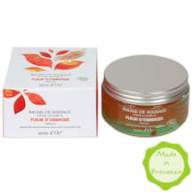 Baume de massage fleur d'oranger bio*