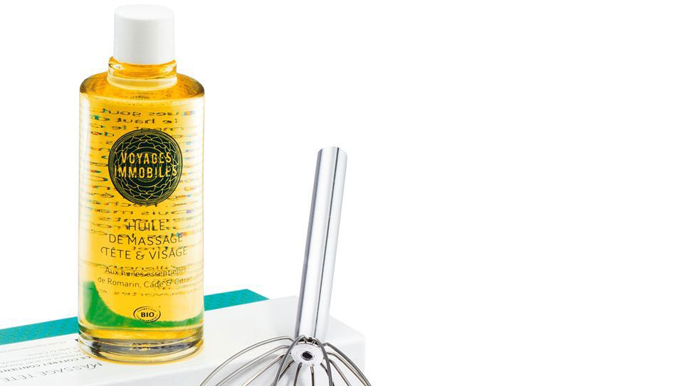 Coffret massage tête Voyages immobiles
