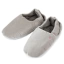 Chaussons chauffants gris