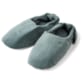 Chaussons chauffants graines lin verts