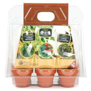 Mini serre 6 pots Premier potager bio*