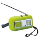 Radio torche manivelle verte