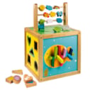 Cube multi-jeux bois