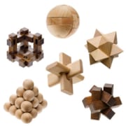 Coffret casse-têtes bois