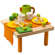 Table du déjeuner entre amis