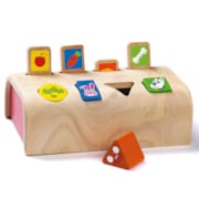 Boîte à formes en bois