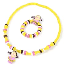 Collier et bracelet Kokeshi Naomi