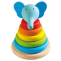 Pyramide éléphant en bois