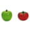 Fruits et légumes à couper en bois