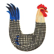 Lettre animaux U en bois
