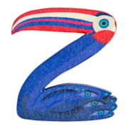 Lettre animaux Z en bois