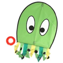 Cerf volant pieuvre vert