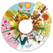Puzzle géant au fil des saisons