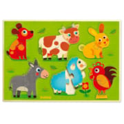 Puzzle encastrement ferme en bois FSC®