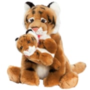 Peluches maman tigre et son bébé
