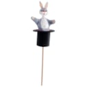 Marotte chapeau lapin farceur