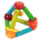 Hochet triangle élastique en bois