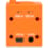 Radio orange cristal haut-parleur