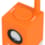 Radio orange cristal haut-parleur