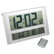 Horloge murale thermomètre grand écran