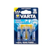 4 piles LR03 AAA High Energy Varta