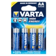 4 piles LR06 AA High Energy Varta