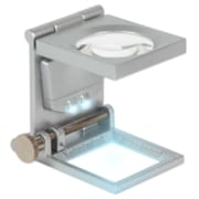 Loupe compte-fil avec LED