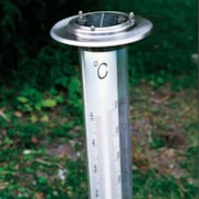 Thermomètre à éclairage solaire
