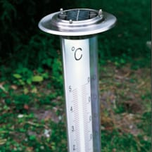 Thermomètre à éclairage solaire