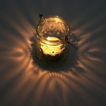 Lampion verre Marrakech
