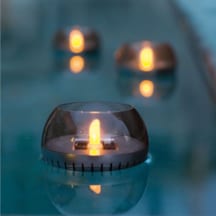 Photophore solaire flottant