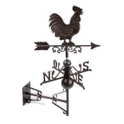 Girouette de mur coq