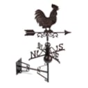 Girouette de mur coq