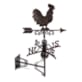 Girouette de mur coq