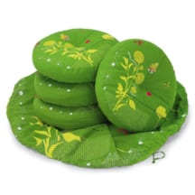 Balluchon pique-nique 4 coussins ronds