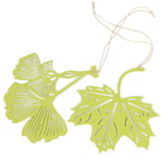 Set de 2 feuilles érable/gingko
