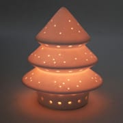 Photophore sapin porcelaine