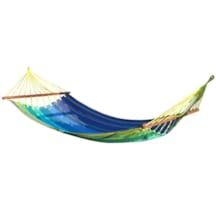 Hamac double bleu-vert