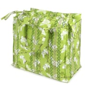 Sac 4 coussins oiseaux verts