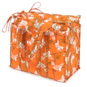 Sac 4 coussins oiseaux oranges