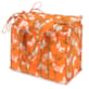 Sac 4 coussins oiseaux oranges