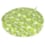 Coussin demi lune oiseaux vert