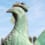 Girouette coq en cuivre